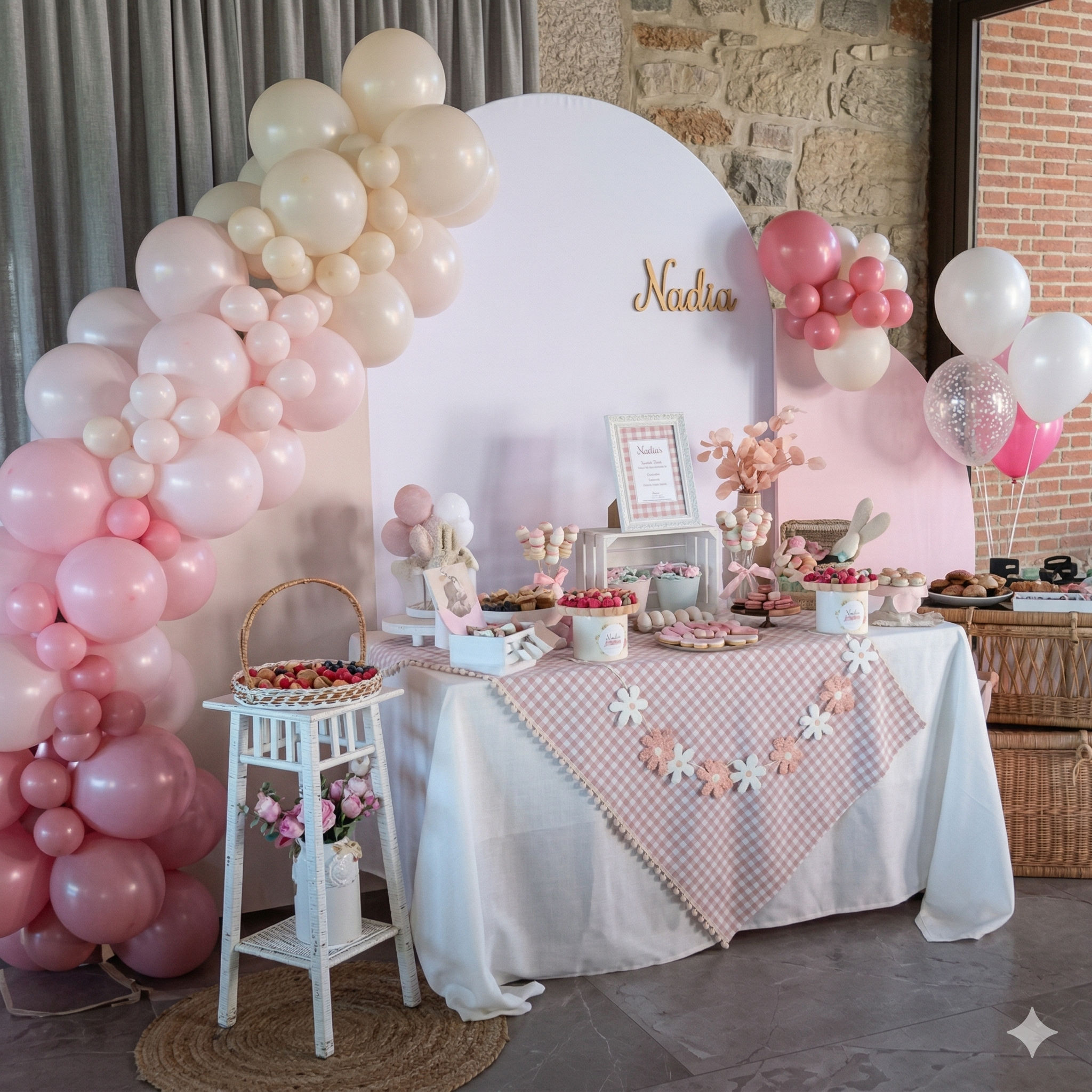 Mesa dulce completa para casamiento